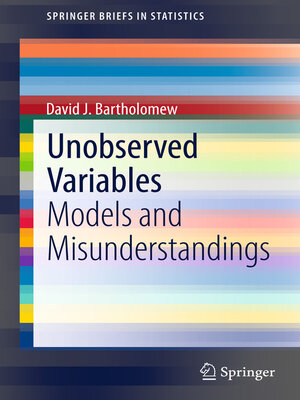 cover image of Unobserved Variables